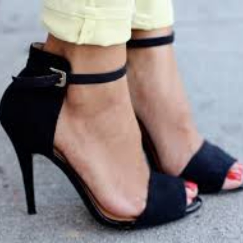 Zara Collection Black Heel Sandals - Picture 4 of 6
